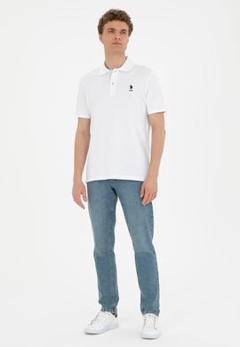 Erkek Beyaz Basic Tişört - 50279611008