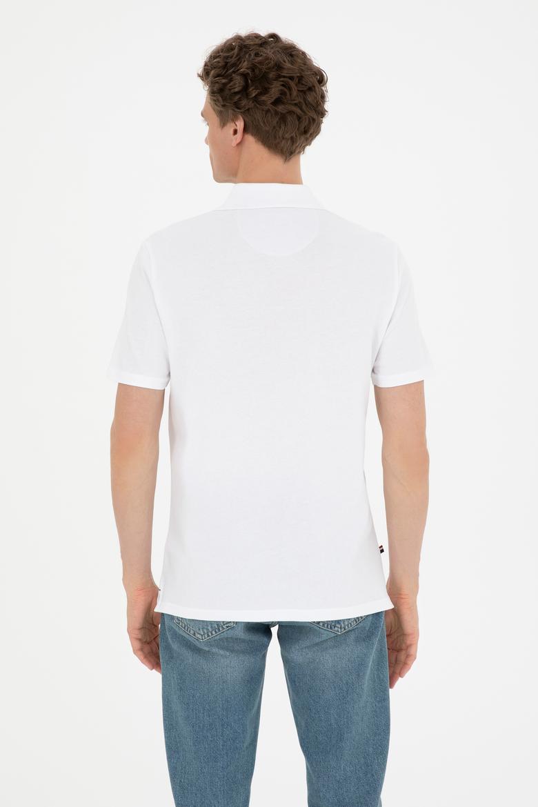 Erkek Beyaz Basic Tişört - 50279611008