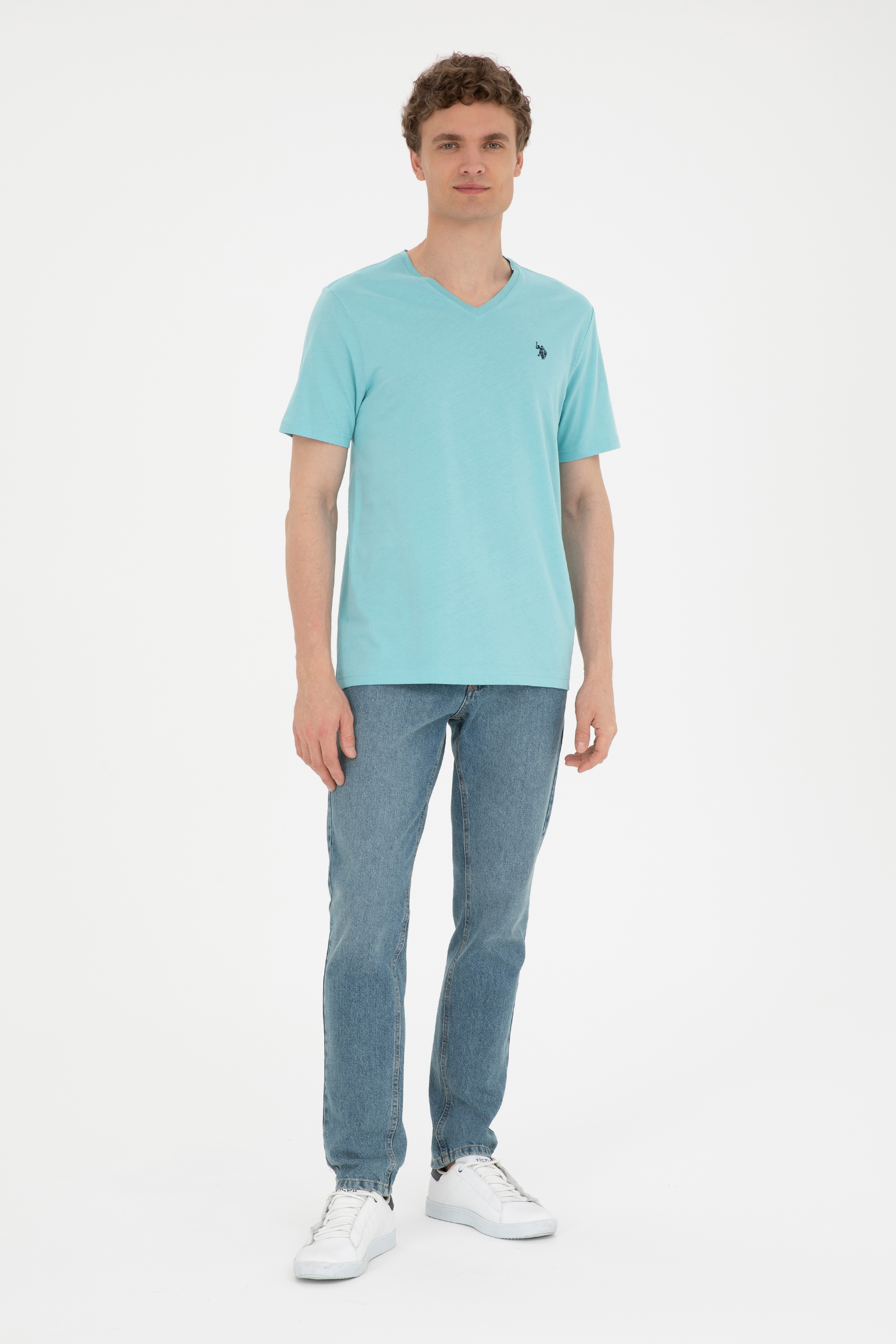 Erkek Mint Basic Tişört
