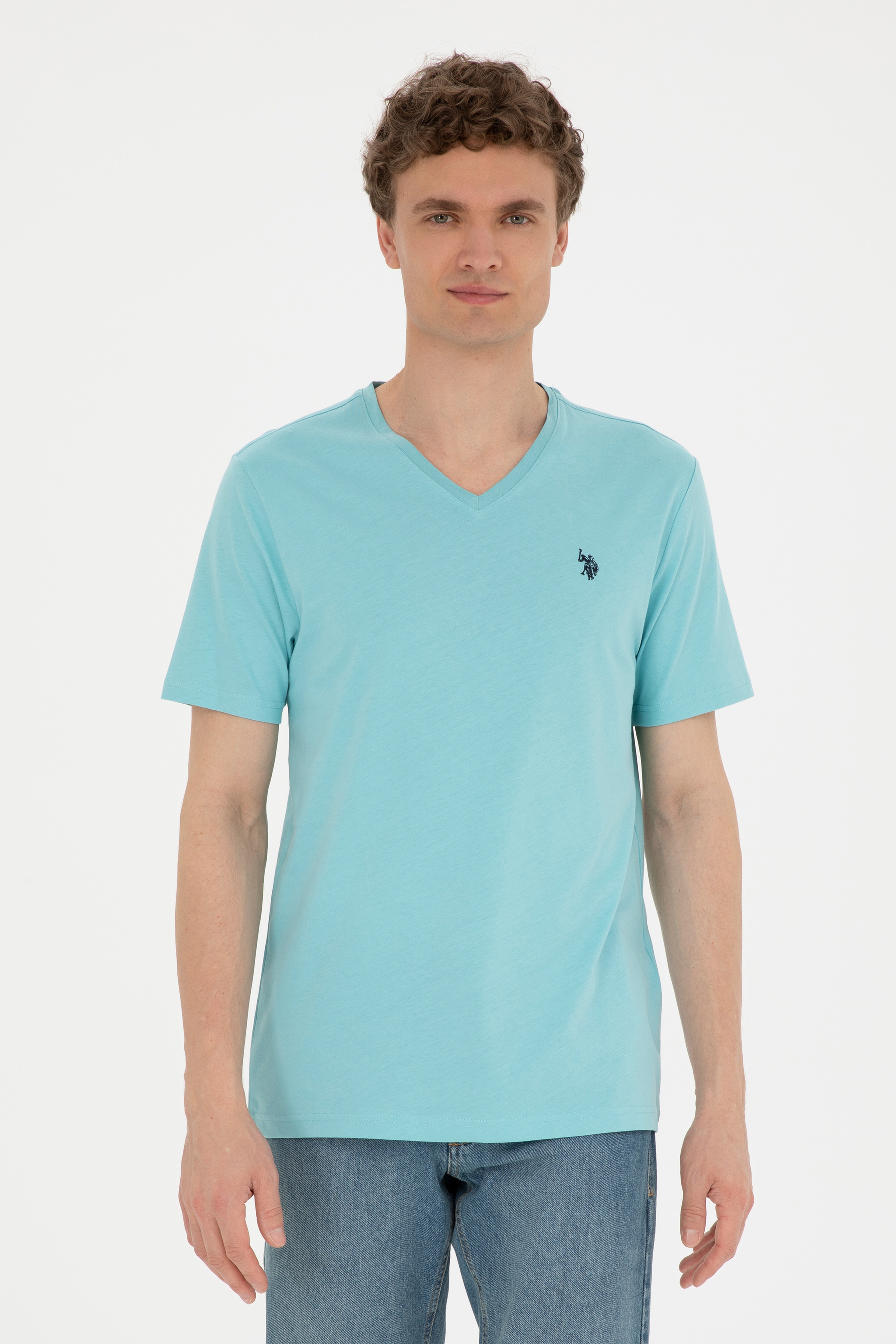 Erkek Mint Basic Tişört - Image 1