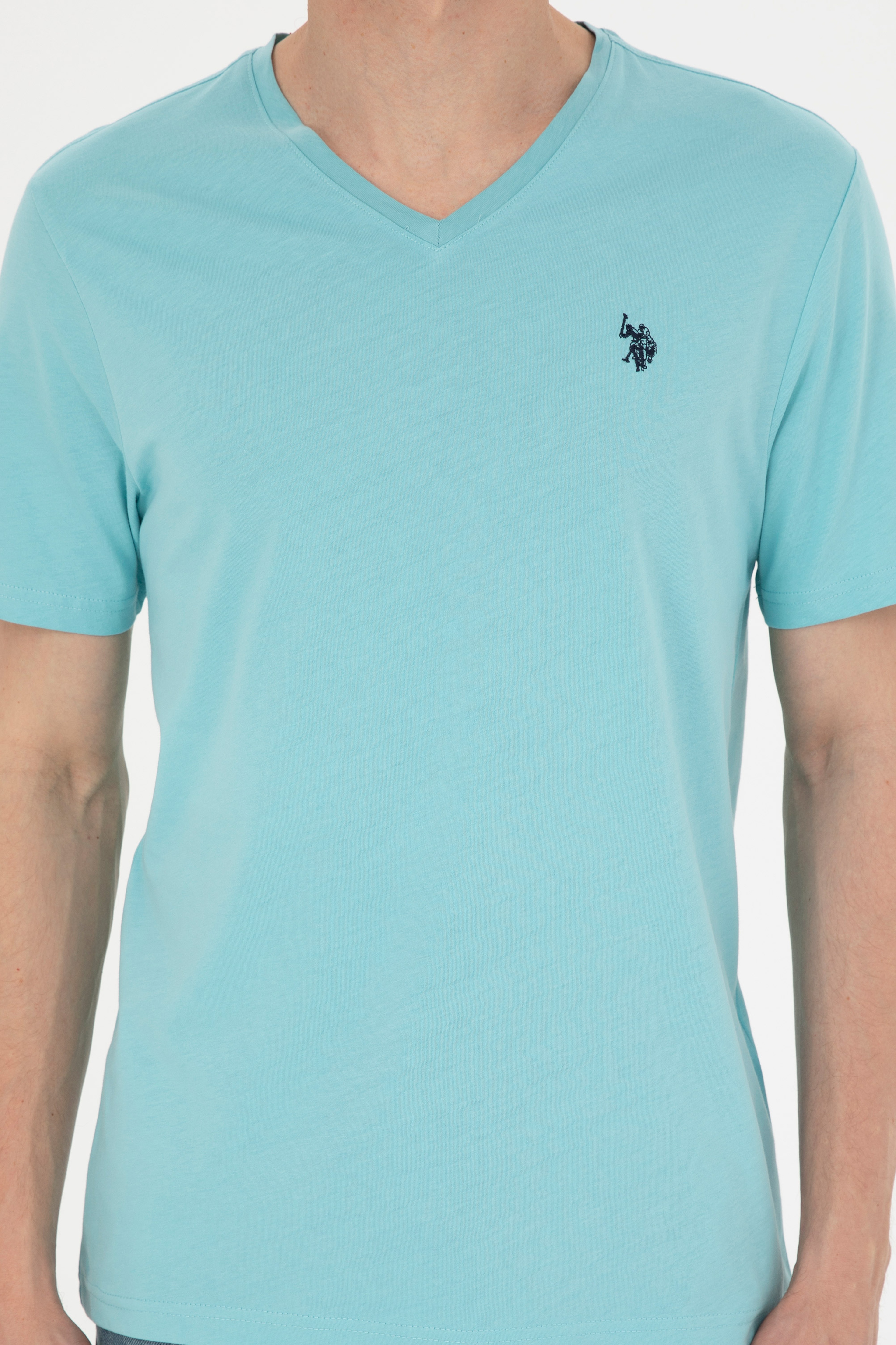 Erkek Mint Basic Tişört - Image 6
