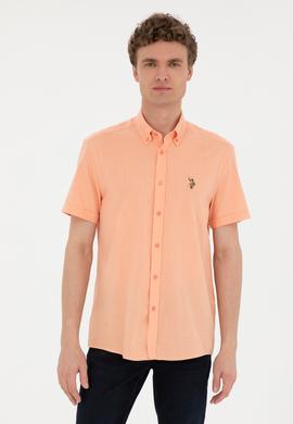 Erkek Somon Kısa Kollu Gömlek - 50282582068