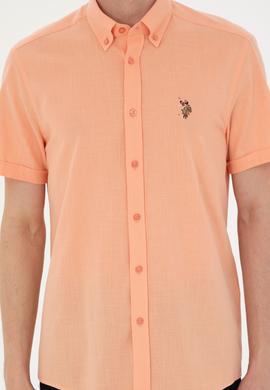 Erkek Somon Kısa Kollu Gömlek - 50282582068