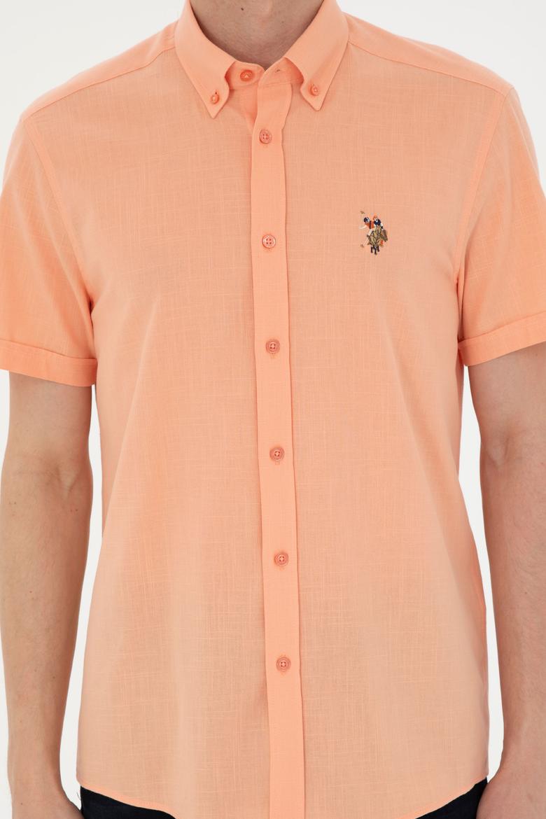 Erkek Somon Kısa Kollu Gömlek - 50282582068