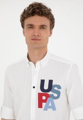 Erkek Beyaz Uzun Kollu Gömlek - 50283781003