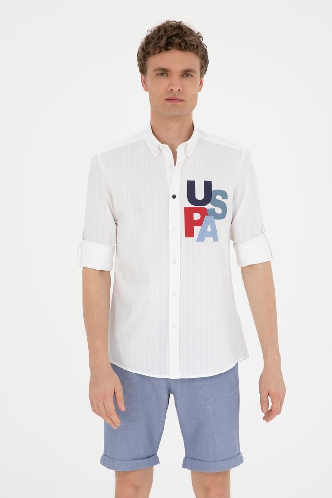 Erkek Beyaz Uzun Kollu Gömlek