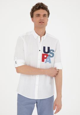 Erkek Beyaz Uzun Kollu Gömlek - 50283781003