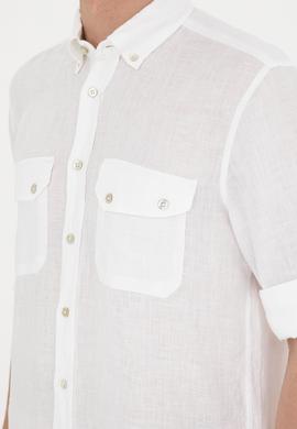Erkek Beyaz Uzun Kollu Gömlek - 50283803009