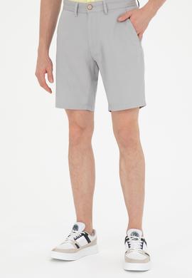 Erkek Gri Dokuma Şort - 50283928190