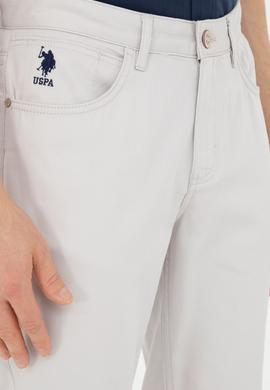 Erkek Regular Fit Açık Gri Kanvas / Chino Pantolon - 50266052044