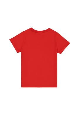 Erkek Çocuk Kırmızı Basic Bisiklet Yaka Tişört - 50288070026