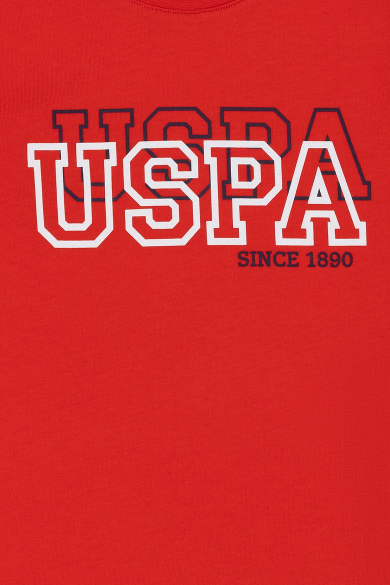 Erkek Çocuk Kırmızı Basic Bisiklet Yaka Tişört - 50288070026