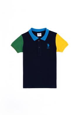 Erkek Çocuk Lacivert Polo Yaka Tişört - 50284797010