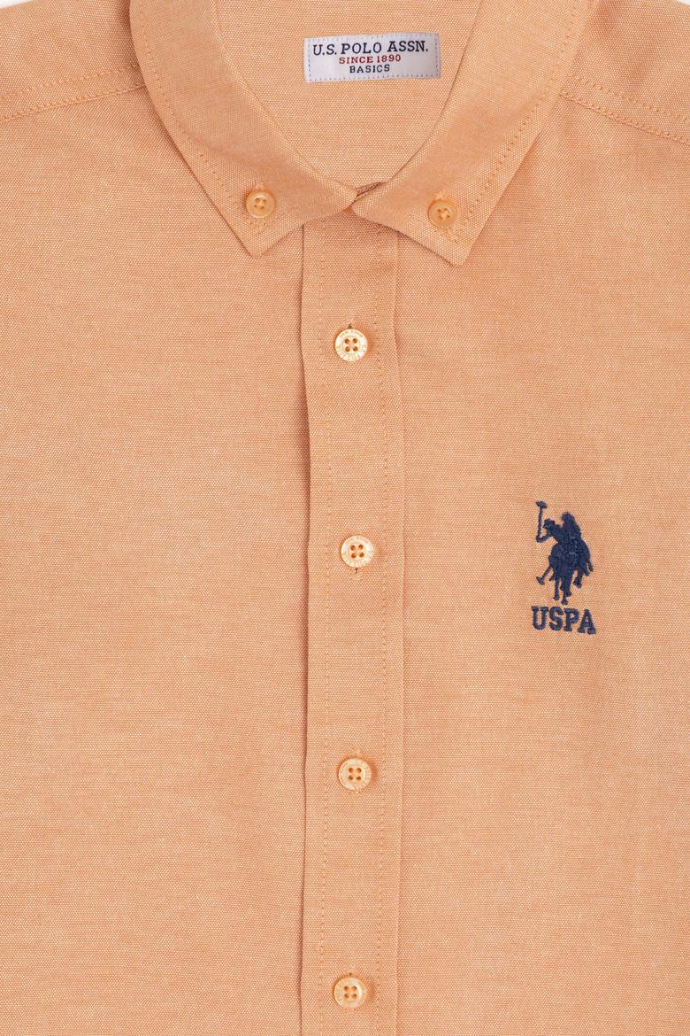 Erkek Çocuk Kiremit Uzun Kollu Basic Gömlek - 50284001069