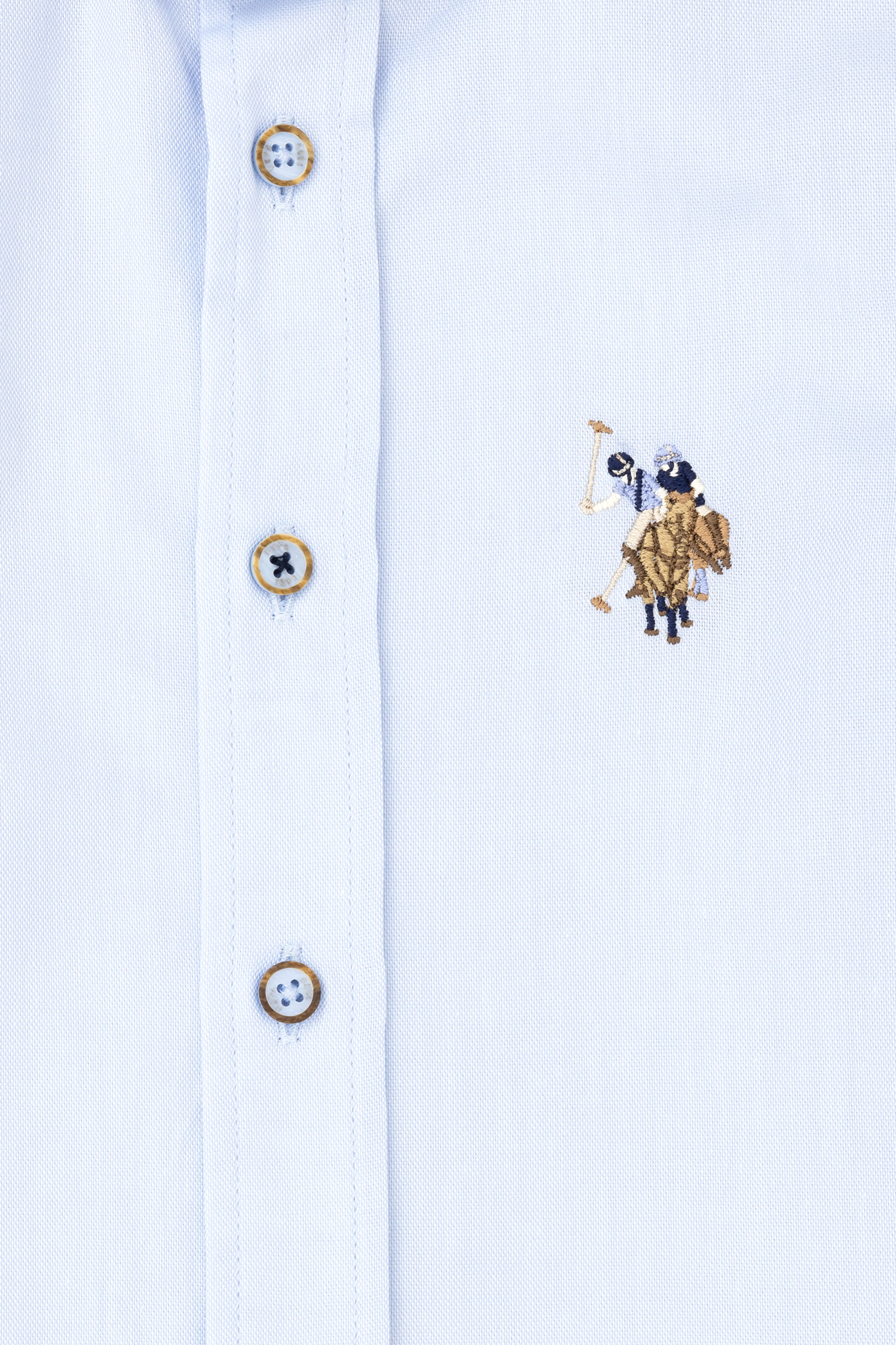 پیراهن آبی روشن رگولار پسرانه یو اس پولو | U.S. Polo Assn. - تصویر 3