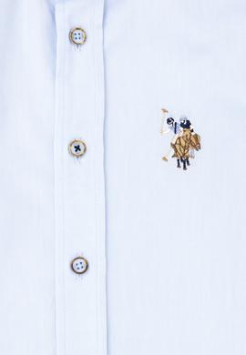 Erkek Çocuk Açık Mavi Uzun Kollu Basic Gömlek - 50284002068