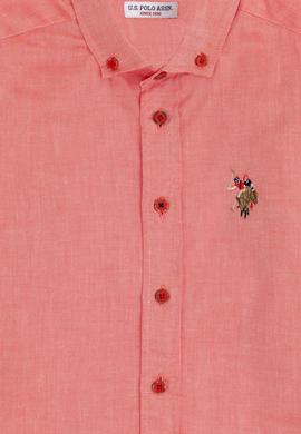 Erkek Çocuk Kırmızı Uzun Kollu Basic Gömlek - 50284002108