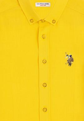 Erkek Çocuk Sarı Kısa Kollu Gömlek - 50284019025