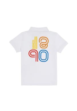 Erkek Çocuk Beyaz Polo Yaka Tişört - 50288122022