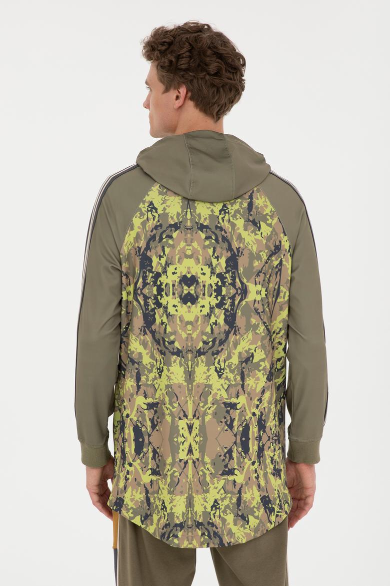 Erkek Haki Örme Hırka - 50270722021