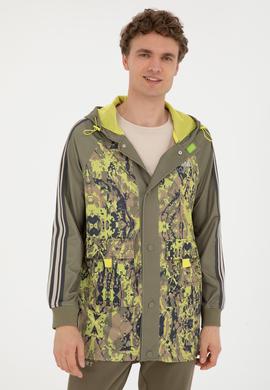 Erkek Haki Örme Hırka - 50270722021