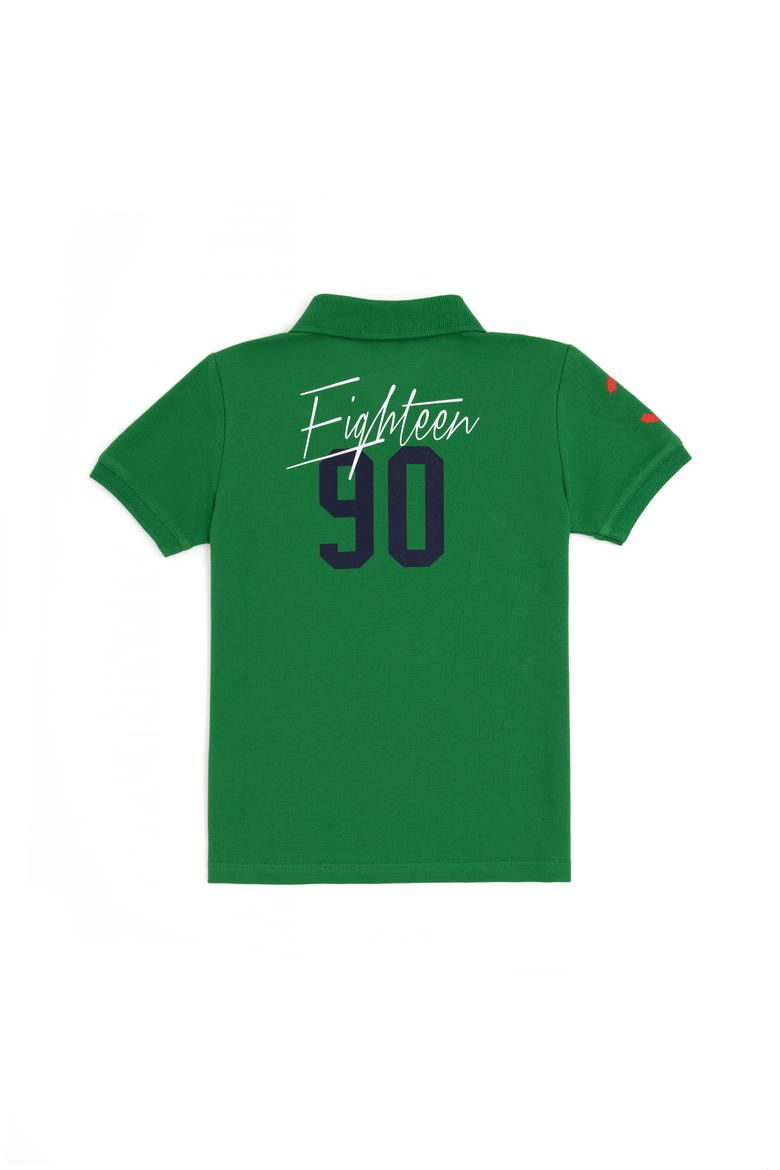 Erkek Çocuk Yeşil Polo Yaka Tişört - 50288121012