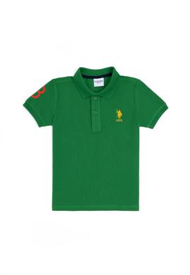 Erkek Çocuk Yeşil Polo Yaka Tişört - 50288121012