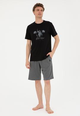 Erkek Siyah Pijama Takımı - 50291684004