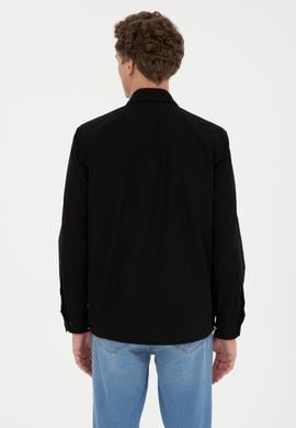 Erkek Siyah Uzun Kollu Gömlek - 50283816006