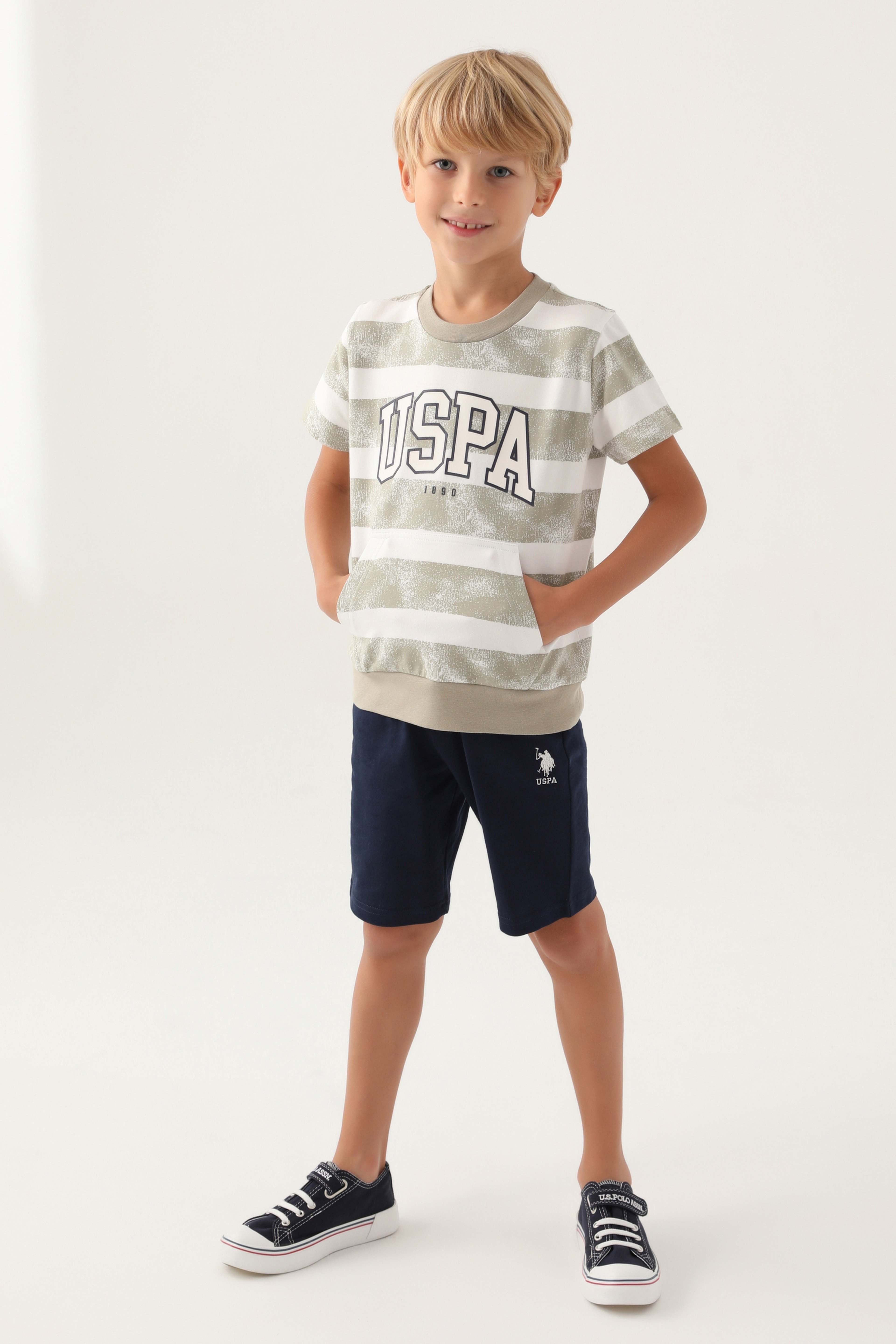 Erkek Çocuk Açık Haki Pijama Takımı - Image 2