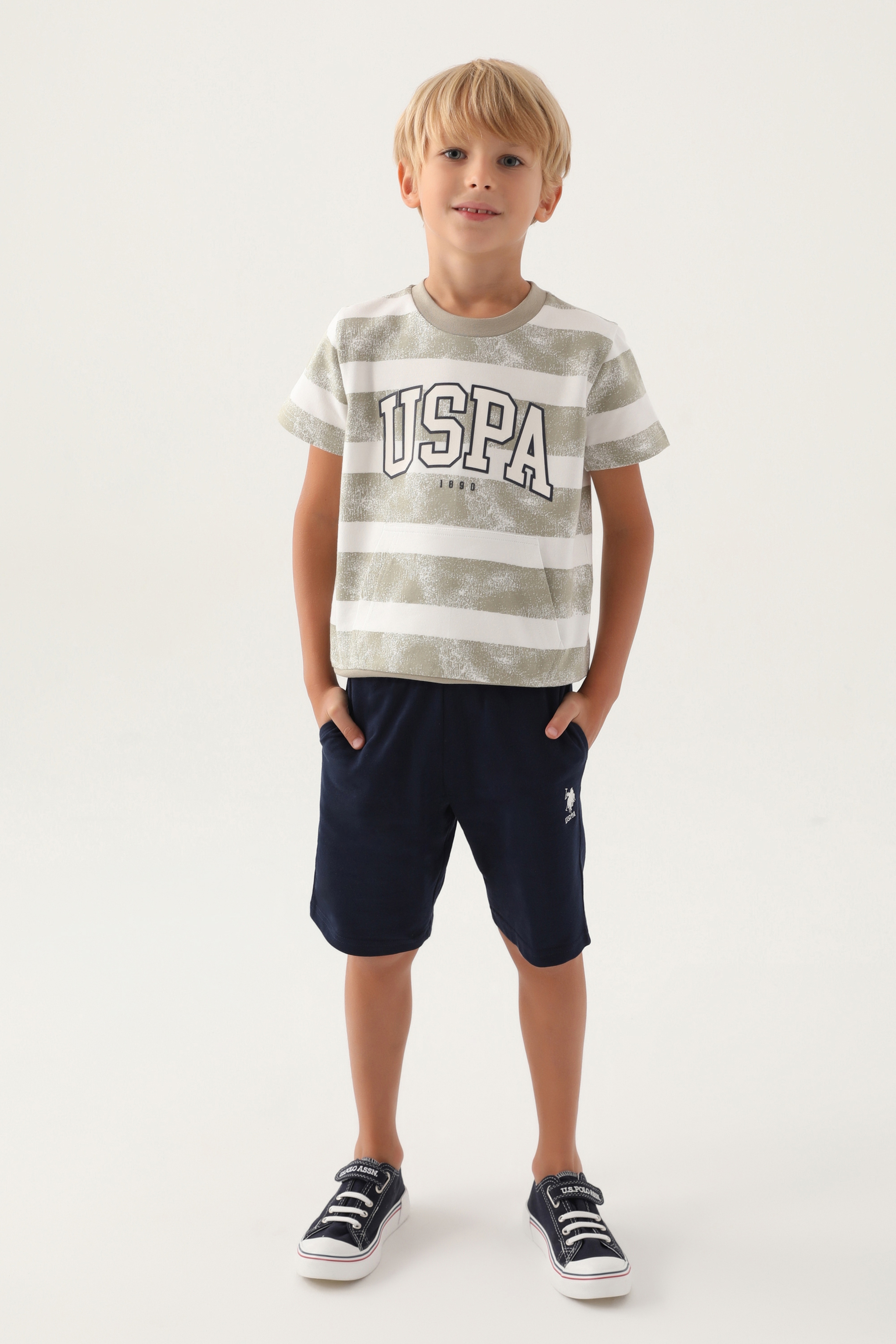 Erkek Çocuk Açık Haki Pijama Takımı - Image 3
