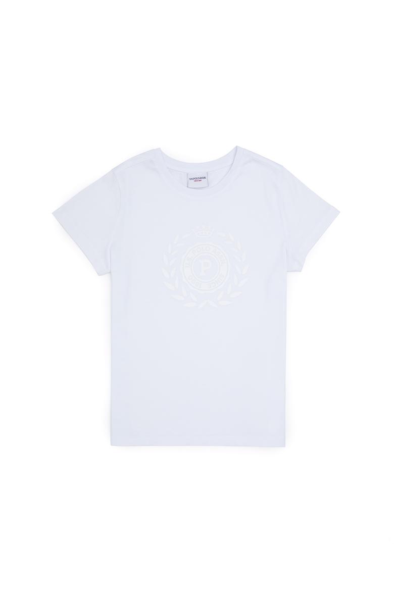 Erkek Çocuk Beyaz Bisiklet Yaka Tişört - 50281684001