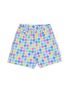 Kız Çocuk Beyaz Örme Şort - 50283324008