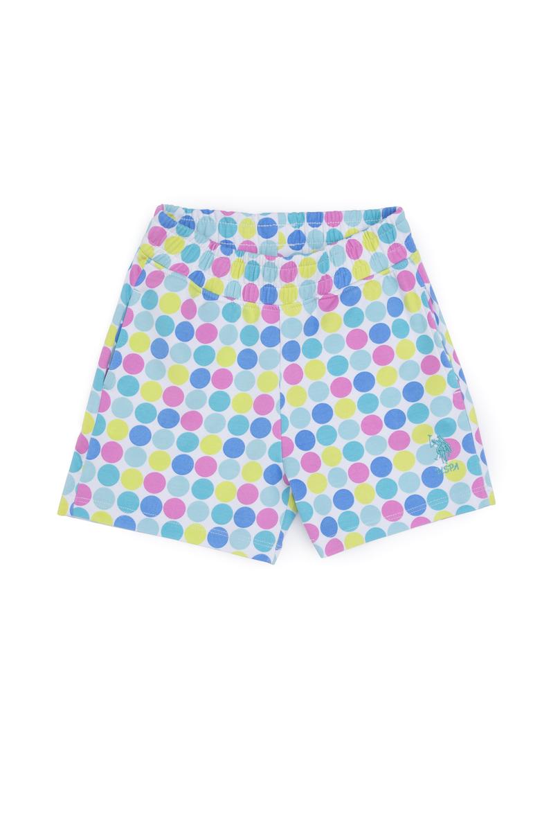 Kız Çocuk Beyaz Örme Şort