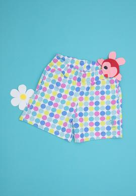 Kız Çocuk Beyaz Örme Şort - 50283324008