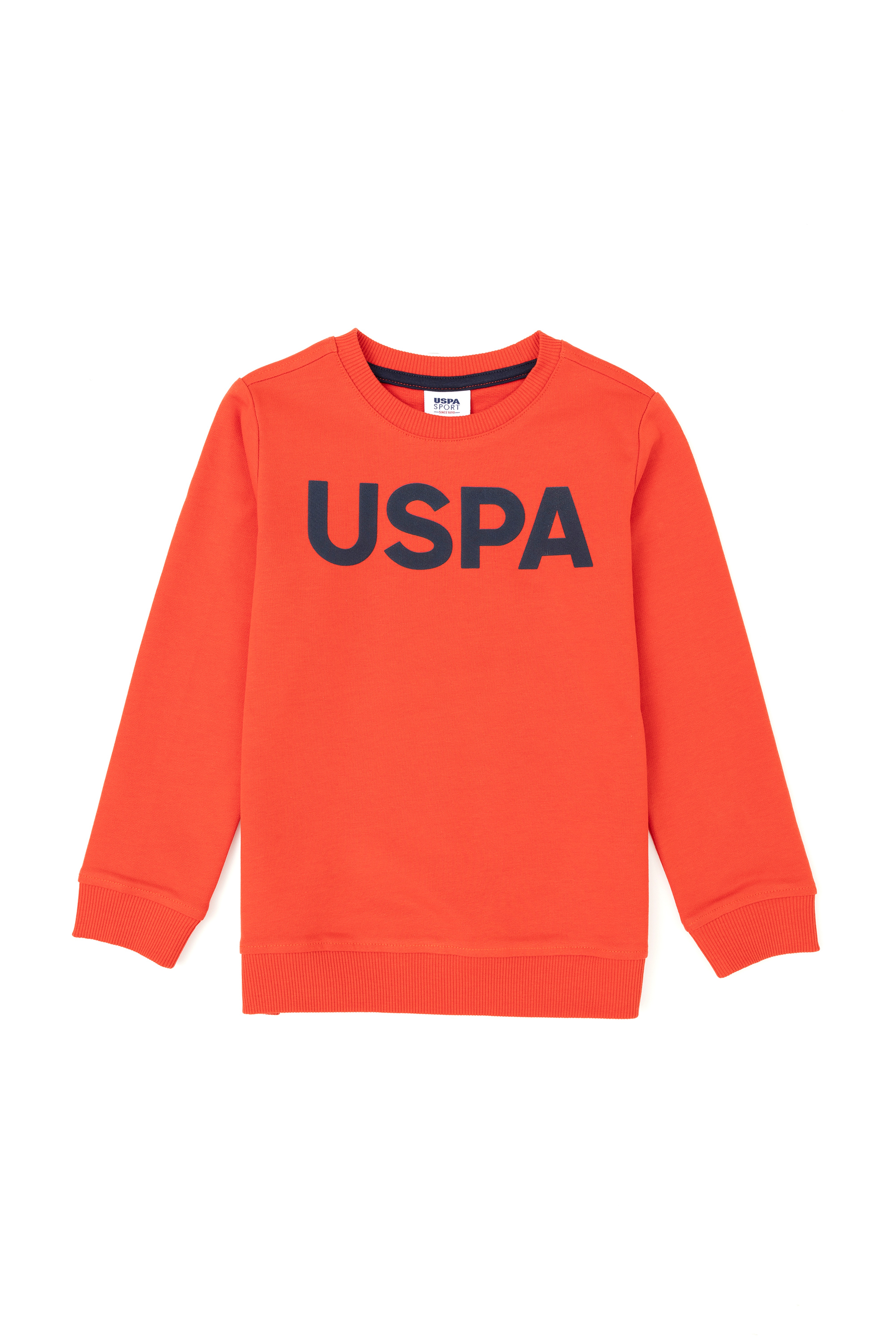 Erkek Çocuk Kırmızı Basic Sweatshirt - Image 1