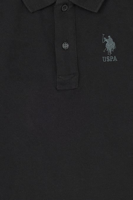 Erkek Çocuk Siyah Basic Polo Yaka Tişört
