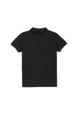 Erkek Çocuk Siyah Basic Polo Yaka Tişört - 50279572001