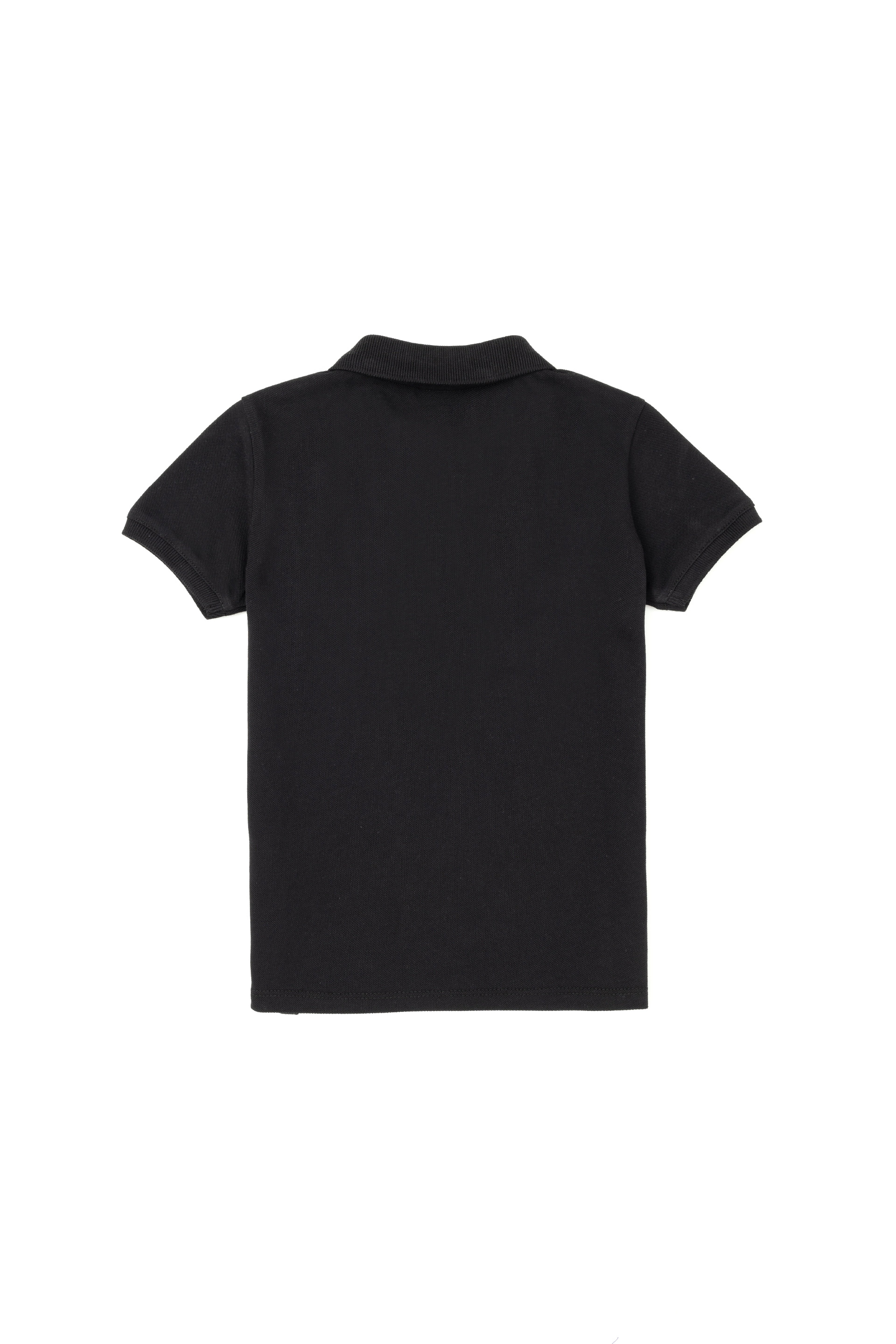 Erkek Çocuk Siyah Basic Polo Yaka Tişört - Image 2