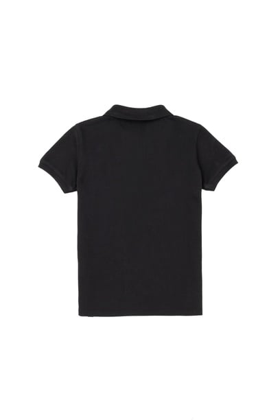 Erkek Çocuk Siyah Basic Polo Yaka Tişört