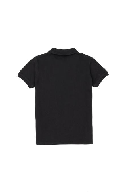 Erkek Çocuk Siyah Basic Polo Yaka Tişört