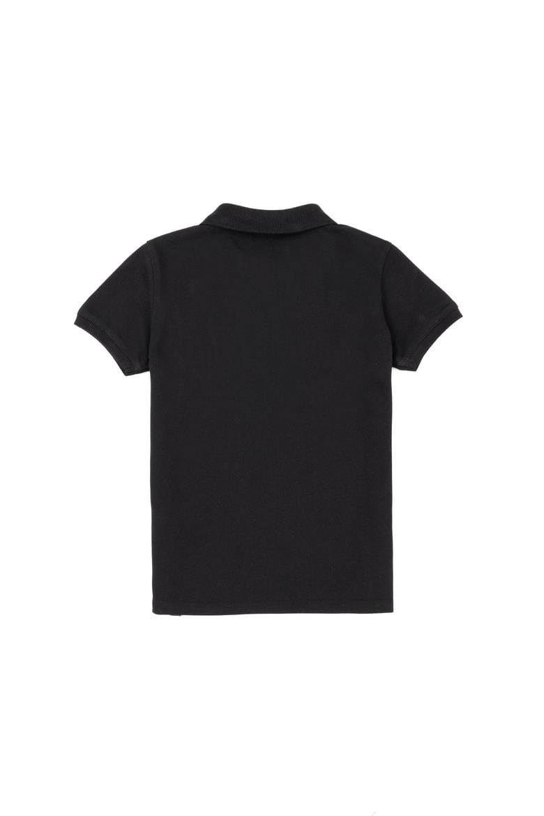 Erkek Çocuk Siyah Basic Polo Yaka Tişört - 50279572001