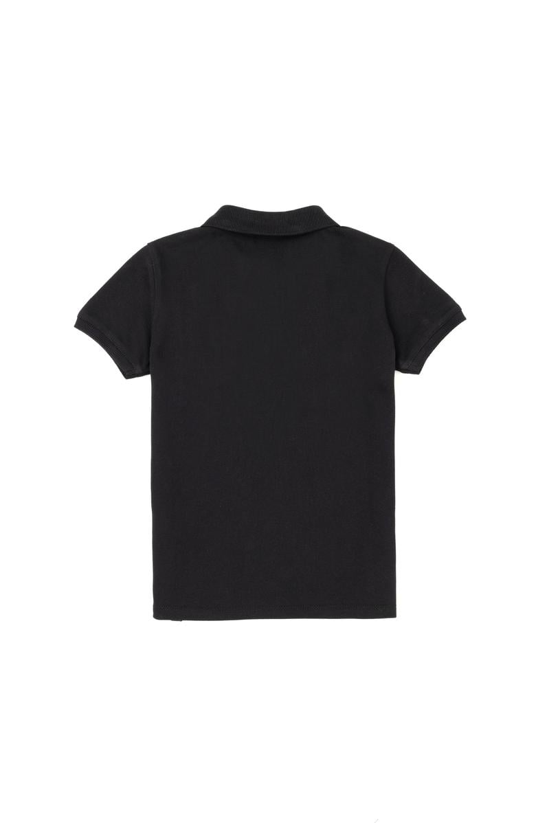 Erkek Çocuk Siyah Basic Polo Yaka Tişört