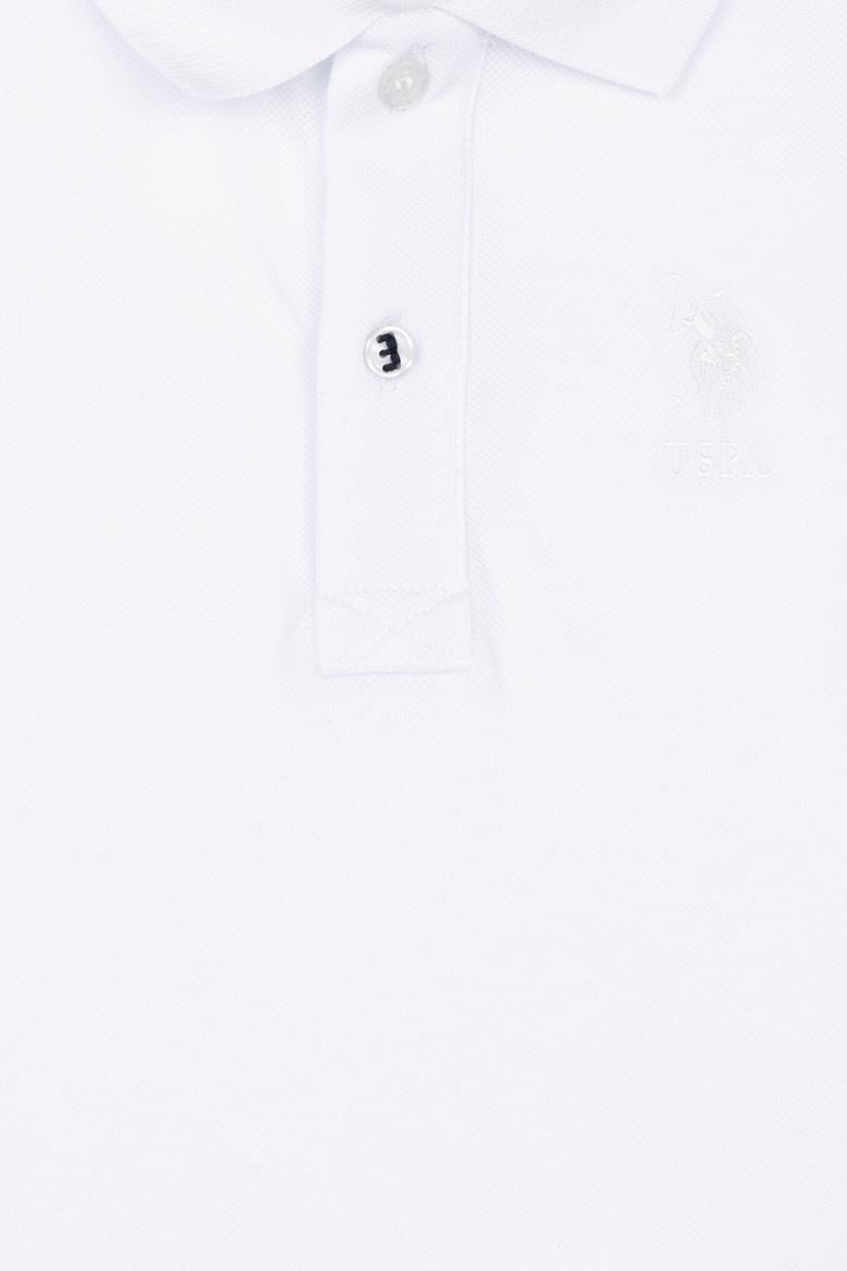 Erkek Çocuk Beyaz Basic Polo Yaka Tişört - 50279572034