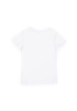 Erkek Çocuk Beyaz Basic Bisiklet Yaka Tişört - 50279612003