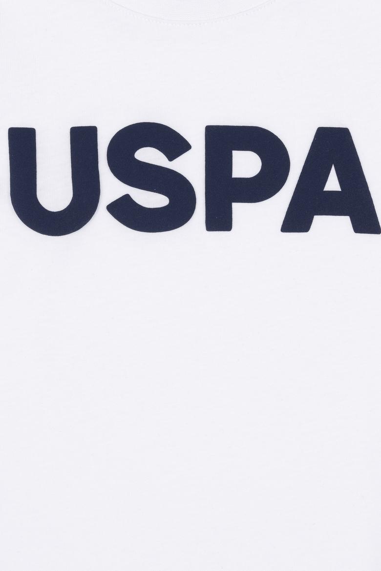 Erkek Çocuk Beyaz Basic Bisiklet Yaka Tişört - 50279614009