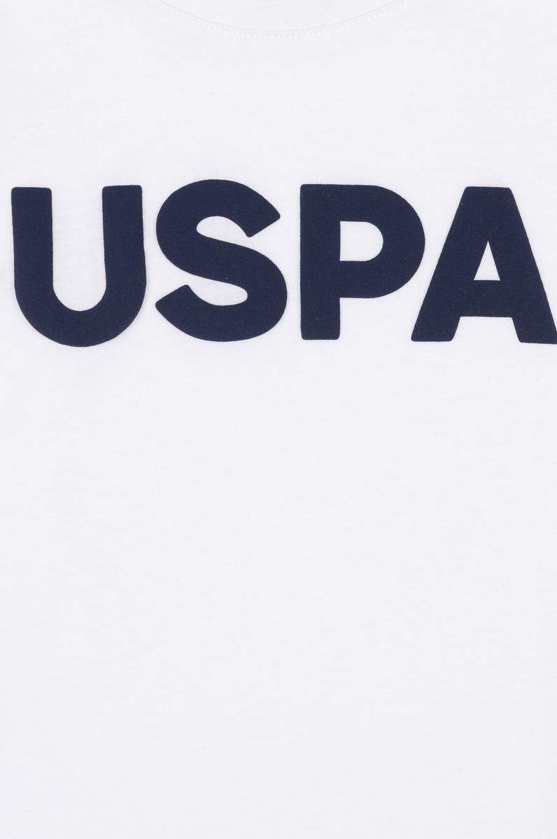 Erkek Çocuk Beyaz Basic Bisiklet Yaka Tişört