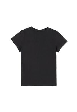 Erkek Çocuk Siyah Basic Bisiklet Yaka Tişört - 50279614020