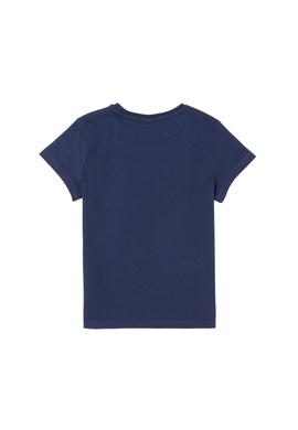 Erkek Çocuk Lacivert Basic Bisiklet Yaka Tişört - 50279614031