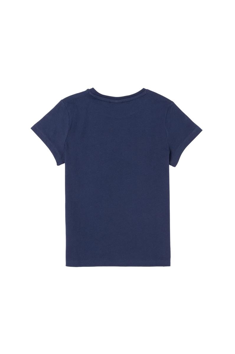 Erkek Çocuk Lacivert Basic Bisiklet Yaka Tişört